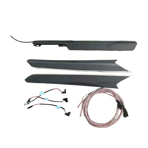 XCZPRKMXY Dashboard Light and Front Door Contour Light Trim Ambient Light Compatible with VW Tiguan MK2(White Light)