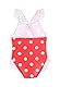Sun City Badeanzug Mädchen Kinder | Minnie Mouse | ab 12 bis 36 Monate | Mickey Mouse | Einteiler | Baby Bademode (DE/NL/SE/PL, Numerisch, 86, Rot)