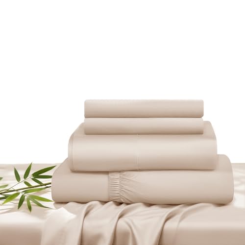 Image of ACCURATEX Cooling Sheets for Hot Sleepers, Queen Size,Sandy