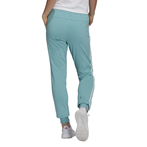 Image of adidas Womens 3-Stripes Drawstring Sweatpants Training Casual - Black