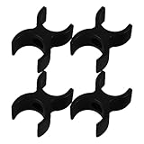 TOYANDONA 4pcs Universal 25mm Wheelchair Seat Rail Guide Support Blocks Replacement Parts for Electric Wheelchair Accessories