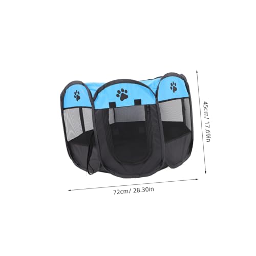 Cage avec barrière pour animaux domestiques enclos pliable chat chien intérieur