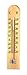 Thermomètre mural en bois 26 cm