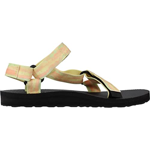 Image of TEVA W Original Universal Tie-Dye, Color: Sorbet Yellow, Size: 09 (1124231-SYLLW-09)