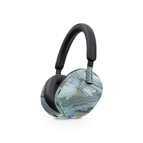 Image of MightySkins Carbon Fiber Skin Compatible with Sony WH-1000XM5 Headphones - Crystal Rock | Protective, Durable Textured Carbon Fiber Finish | Easy to Apply