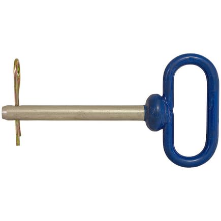 Buyers Products 66101 Blue Poly Coated Handle On Steel Hitch Pin 1/2 X 4in. Usable Length