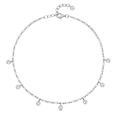 Pendentif pierre de naissance acier inoxydable chirurgical rond étanche - 4