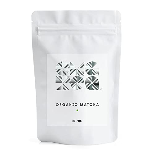 OMGTEA Matcha Green Tea Capsules - Organic 500 MG Capsule with Potent Antioxidants - Vegan & Gluten-Free - Green Tea Supplement - 60 Capsules - Made in UK