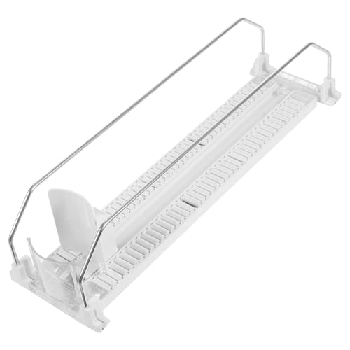 CIYODO Plastic Drink Glide Pusher Fridge Organizer Bottle Rack Dispenser for Refrigerator