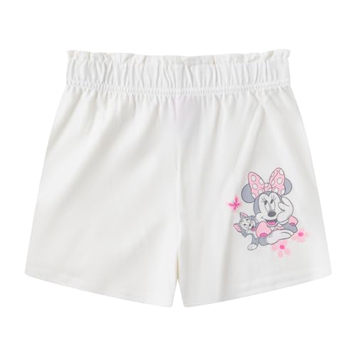 Image of Disney Minnie Mouse Girls Short Sleeve T-Shirt & Shorts Set with 1 Toy for Toddlers