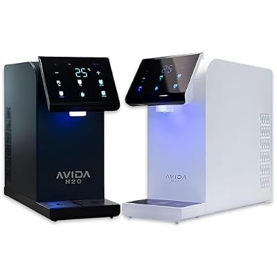 Avida H2O Bottleless Water Dispenser - Instant Hot and Cold Water Dispenser for Countertop W Full Installation Kit, Quiet Multi-Stage Filtration + UV Sterilization & Touchscreen Design, 2026 Ultra