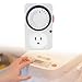 Amagogo Timing Socket Mechanical Timer Switch Outlet Intelligent PC Material Plug with Quiet And Energy Saving Suitable for Kitchen Home Office