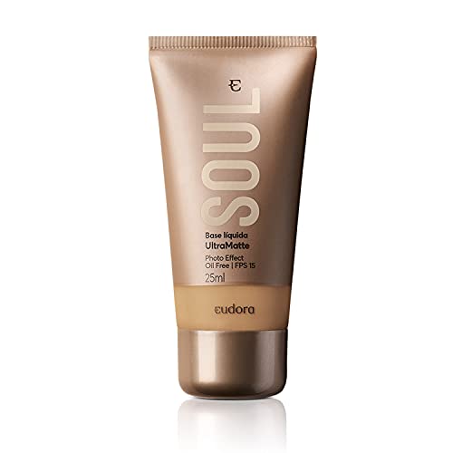 Eudora Base Líquida Soul Ultra Matte Cor 40 25ml