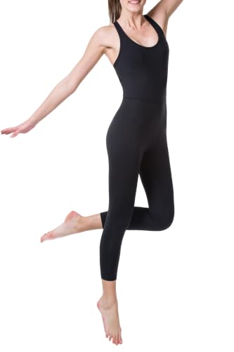 Image of LOVESOFT Workout Jumpsuits for Women Sleevesless Bodycon Backless Unitard