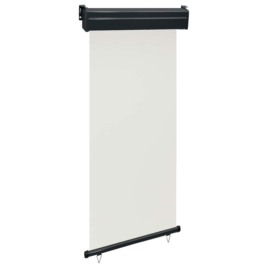 Auvent latéral de balcon 105x250 cm crème pour stopper le vis-à-vis direct