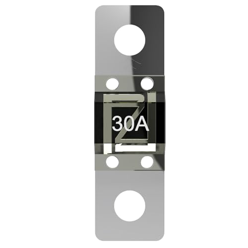 Offgridtec 30A MIDI-Sicherung Set für 58V DC-Systeme, Hochstrom-Streifen-Sicherungen mit Zink-Anschlüssen, Niedrigkontaktwiderstand, Funken-Schutz, Schraubmontage, RoHS & UL zertifiziert, 5-Pack