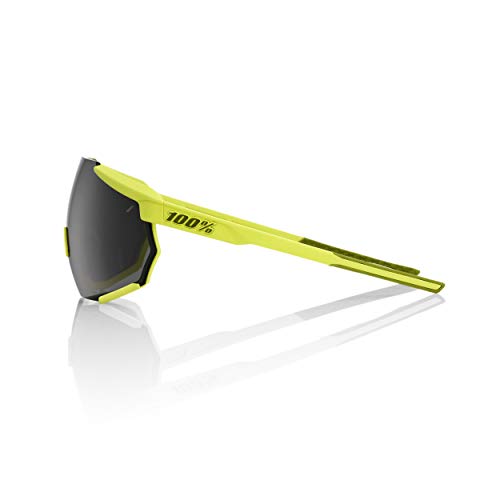 Image of 100% Racetrap Sport Performance Sunglasses - Sport and Cycling Eyewear (Soft Tact Banana - Black Mirror Lens)