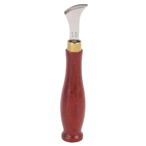 Ferramenta de Vinco de Borda de Couro, Ferramenta de Vinco de Borda de Couro, 1mm, Aço Carbono, Ranh