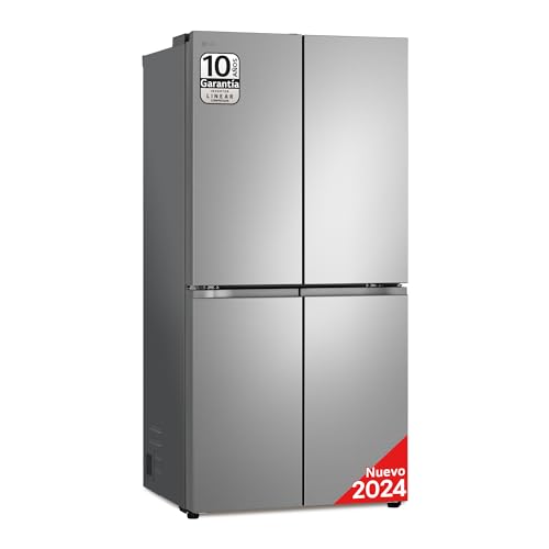 LG GMB860PYDE - Frigorífico American Combi Ancho 83cm, Linear Cooling, Clasificación E, 530 L, Inox antihuellas