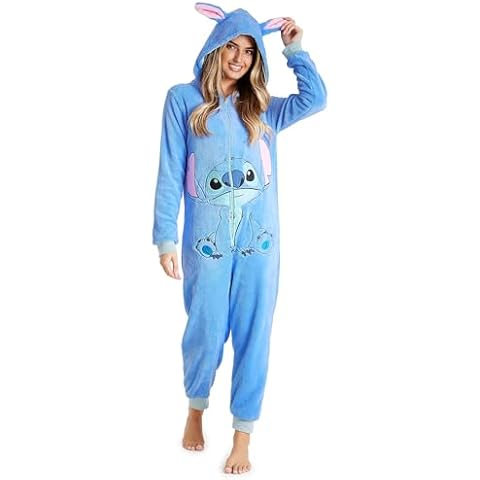 Disney Fluffy Stitch Onesie Pyjamas for Women Cover