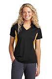 Sport-Tek Women's Side Blocked Micropique Sport Wick Polo