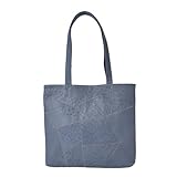 [MGsable] トートバッグ 本革 メンズ レディース 軽量 A4 薄型 シンプル オーストリッチ レザー パッチワーク 男女兼用 ビジネス トート スリム 大きめ 手提げ スクエア 肩掛け バッグ ブラック グリーン ダチョウ カバン 出張 PC 鞄 本皮 男性 女性 人気 贈り物 【グレー】