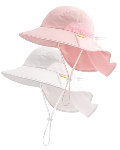 FURTALK Toddler Kids Sun Hat UPF 50+ Sun Protective Bucket Hat for Baby Summer Beach Hats