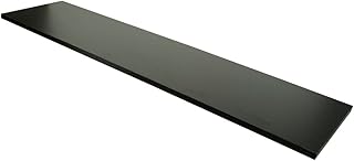 Econoco 48 Inch Black Melamine Shelf â€“ Commercial Shelf, Heavy Duty Shelves, 12