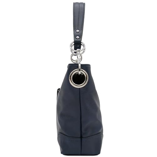 Image of Hobo Shoulder Bag with Big Snap Hook Hardware