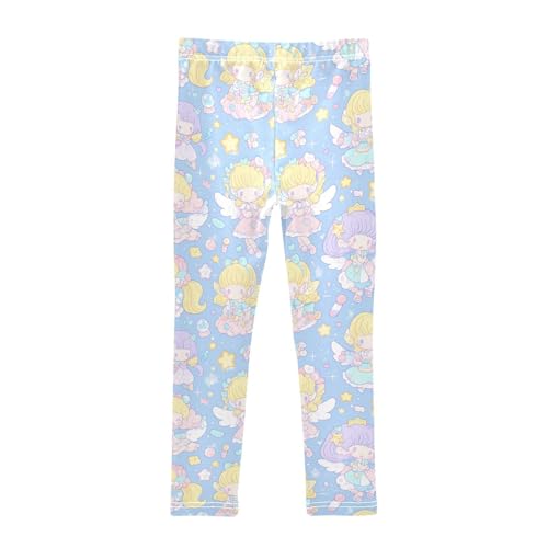KLL Cute Cute Fairy Toddler Girls Active Leggings Stretchy High Waisted Activewear Exercise2
