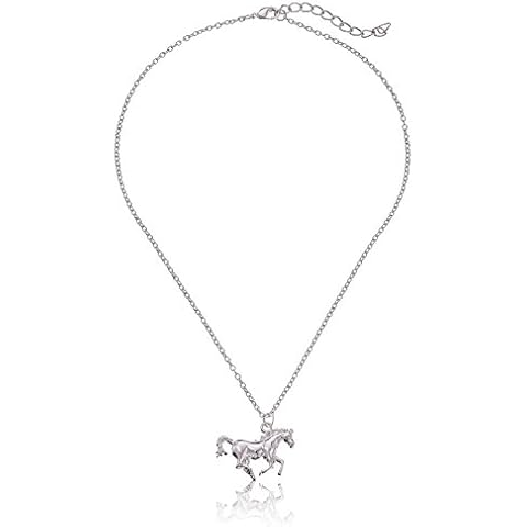 Embolden Jewelry Silver Horse Necklace Pendant Cover