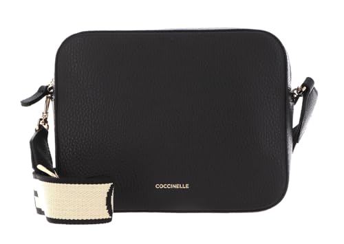La borsa a tracolla Tebe di Coccinelle è realizzata in pelle molto morbida e resistente con dettagli rétro.Misure: 22x15x6 cm Materiale: pelle Chiusura: zip Tracolla in nastro con logo regolabile e removibileTasca interna