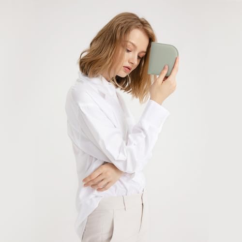 SENDEFN Small Wallet for Women RFID Blocking Card Holder Slim Bifold Compact Wallets With Zipper Coin Pocket3