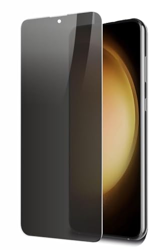 Image of NISHTECH 100% Fingerprint Unlock Support Privacy Tempered Glass for Samsung Galaxy S22, S23 5G Anti-Spy, Anti-Glare Screen Protector, Full Coverage, 9H Hardness With Installation Kit