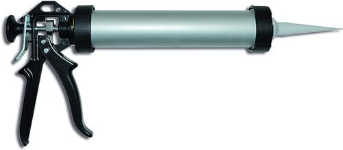 PATTEX Pistolet extrudeur en métal pour poches de mastic silicone, acrylique et colles polymère hybrides - poche de 600ml