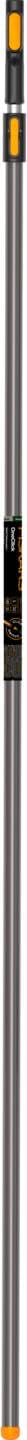 Fiskars OneClick Manico Telescopico L, Sostituzione con un Clic, Adattatore QuikFit Disponibile Separatamente, Manico Estendibile da 2,20 m a 4 m di Lunghezza, 1,55 kg, Nero/Arancione, 1080672