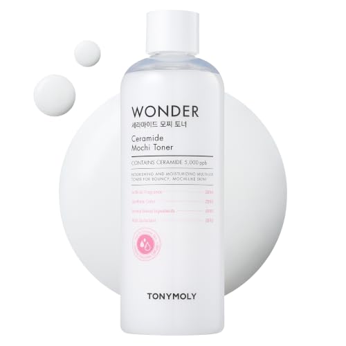 TONYMOLY Wonder Ceramide Mochi Milky Toner, Korean Hydrating Toner, 300ml