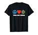 Neil deGrasse Tyson Peace, Love & Science T-Shirt T-Shirt