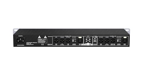 Image of Dabeatz 234-XS Professional 4-Way Audio Crossover | 2 /4 Channel Stereo & Mono Splitter | XLR Output |High, Mid, Bass,Sub Control | 24dB /Oct Linkwitz Riley Filter | DJ & Stage Subwoofer