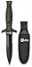 K25 32207. Cuchillo botero K25. Mango de Goma. Funda Nylon. Herramienta para Caza, Pesca, Camping, Outdoor, Supervivencia y Bushcraft