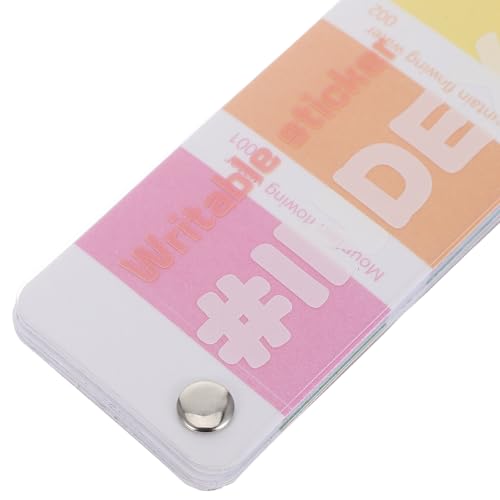 Pestañas autoadhesivas blancas para organizar y personalizar tus cuadernos y agendas 3