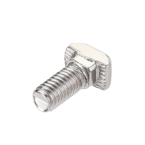 Image of uxcell M5x12mm T-Slot Drop-in Stud Sliding Bolt Screw Carbon Steel for 20 Series Aluminum Profile 10pcs