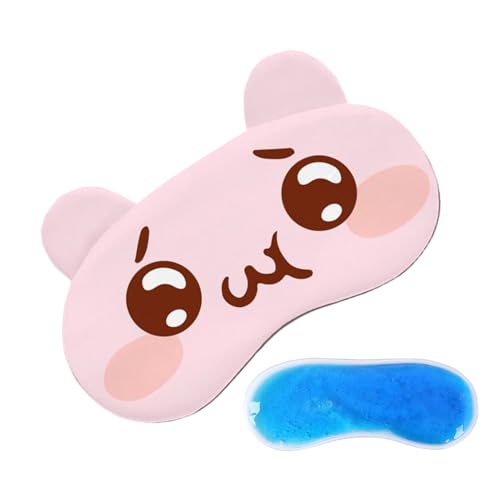 Antifaz para niños | Mascarilla de dormir de noche de dibujos animados suave con diadema ajustable | Máscara de ojos de dibujos animados - Para casa, viajes, avión, relajación y avión
