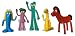 NJ Croce Gumby & Friends Action Figure Boxed Set, Multicolor