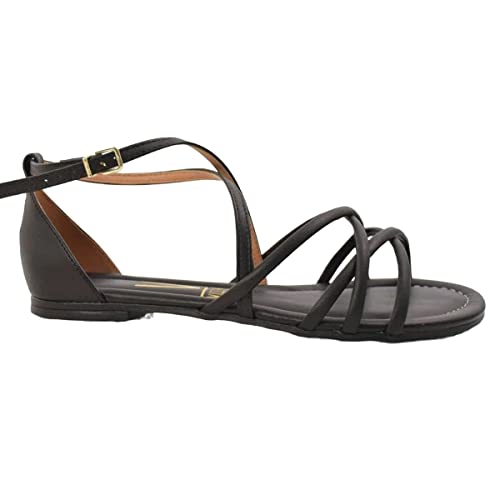 Rasteira Vizzano Flat Feminino, Preto, 36
