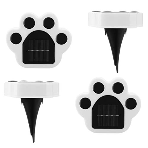 Lampe solaire extérieure patte de chat anti-obscurité pour allée et jardin