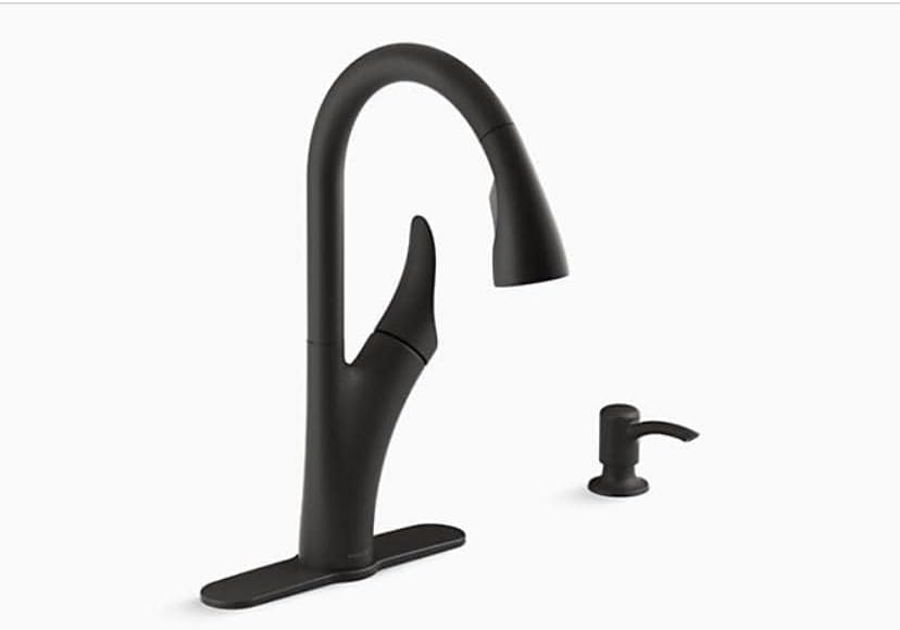 kohler Touchless Pull-Down Kitchen Faucet with Soap Dispenser