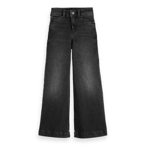 Girls' Wide Leg Wave Jeans in Black by Scotch & Soda