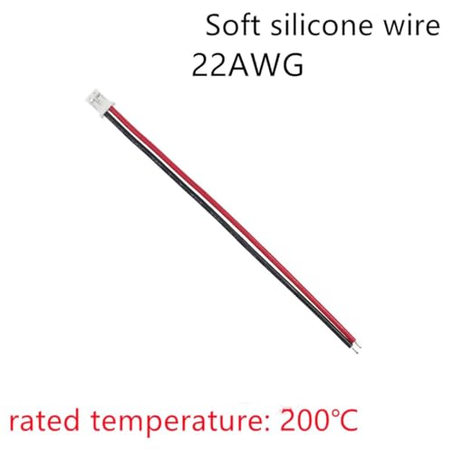 Set 25 pcs Conector Mini JST-PH 2.0mm Cable 10cm miniatura 6