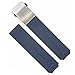 Produktbild dayeer Sport-Silikon-Armband für Tissot Touch T013 T047 T-Sport T013420A T047420A T33 Wasserdichtes Uhrenarmband (Color : Blue silver 21mm)